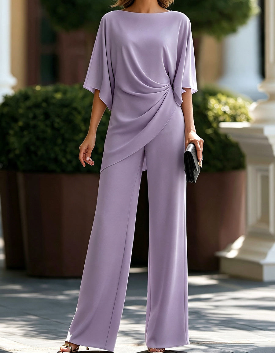 Valerie | Draped Waist Two Piece Set