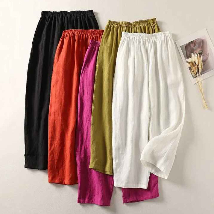 Cassandra I Soft Linen Pants