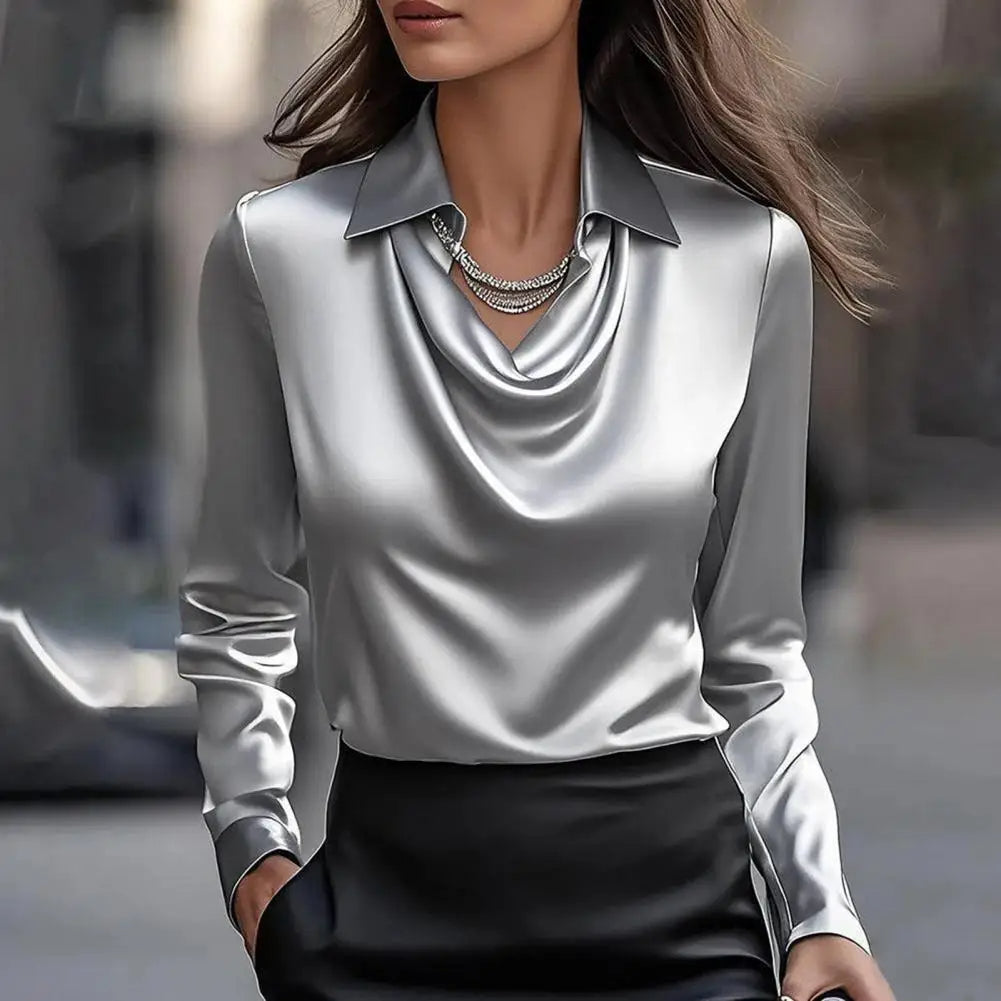 Elodie™ | Elegant Satin Blouse