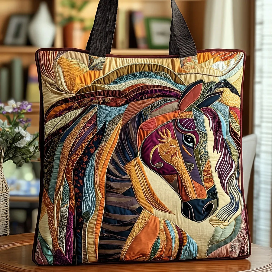 Artisan Bag – Colorful Mosaic Horse