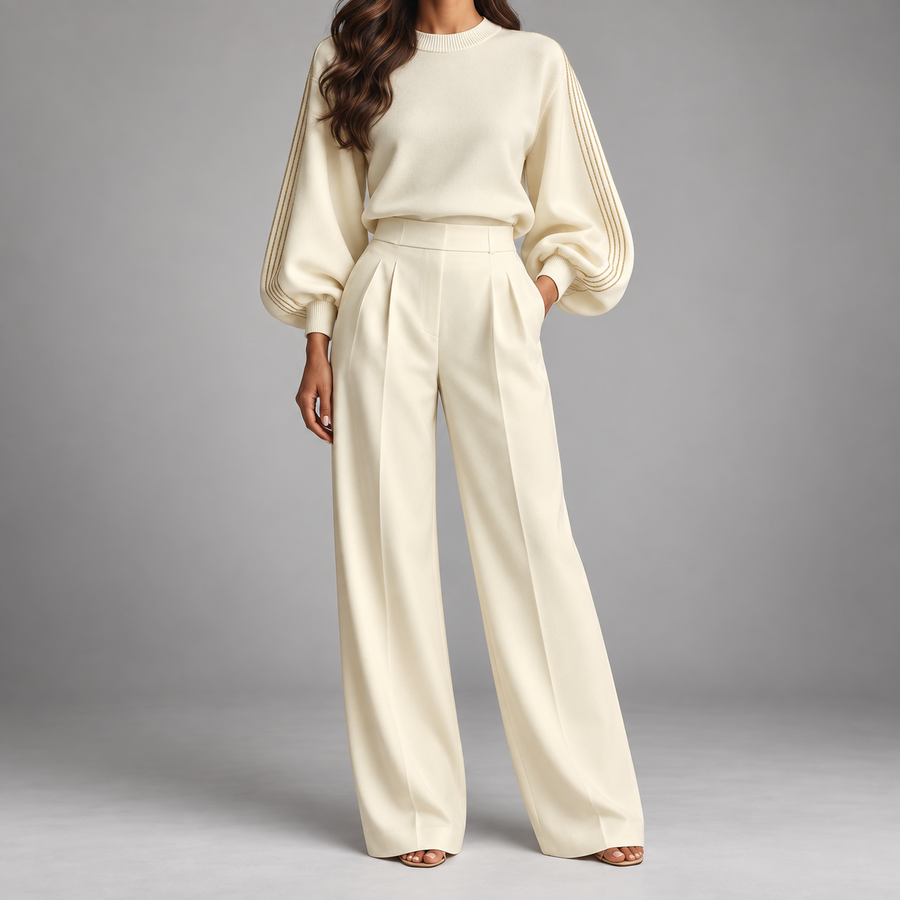 Elowyn™ | Relaxed Wide-Leg Two-Piece Set