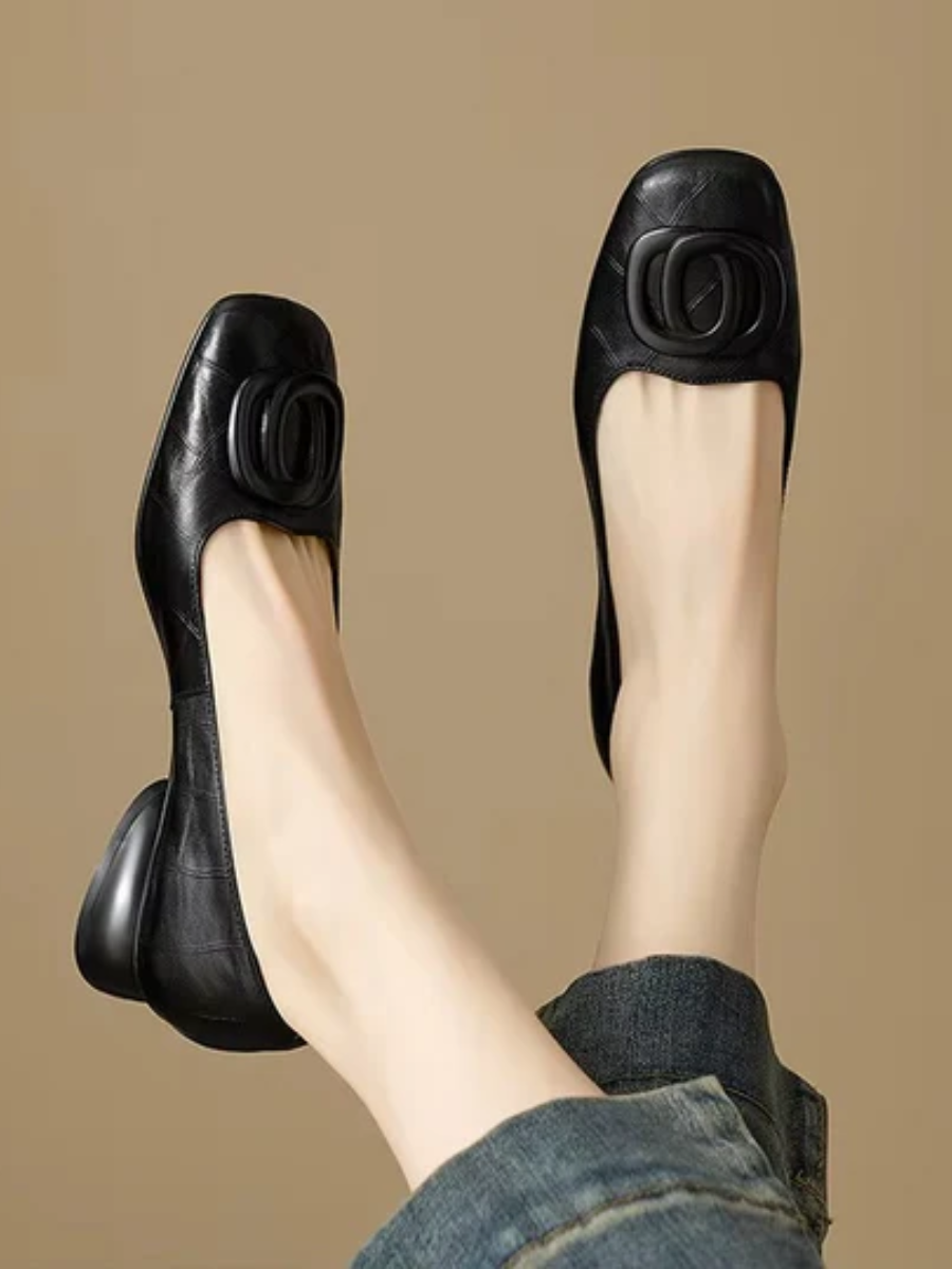 Opium I Leather Flats