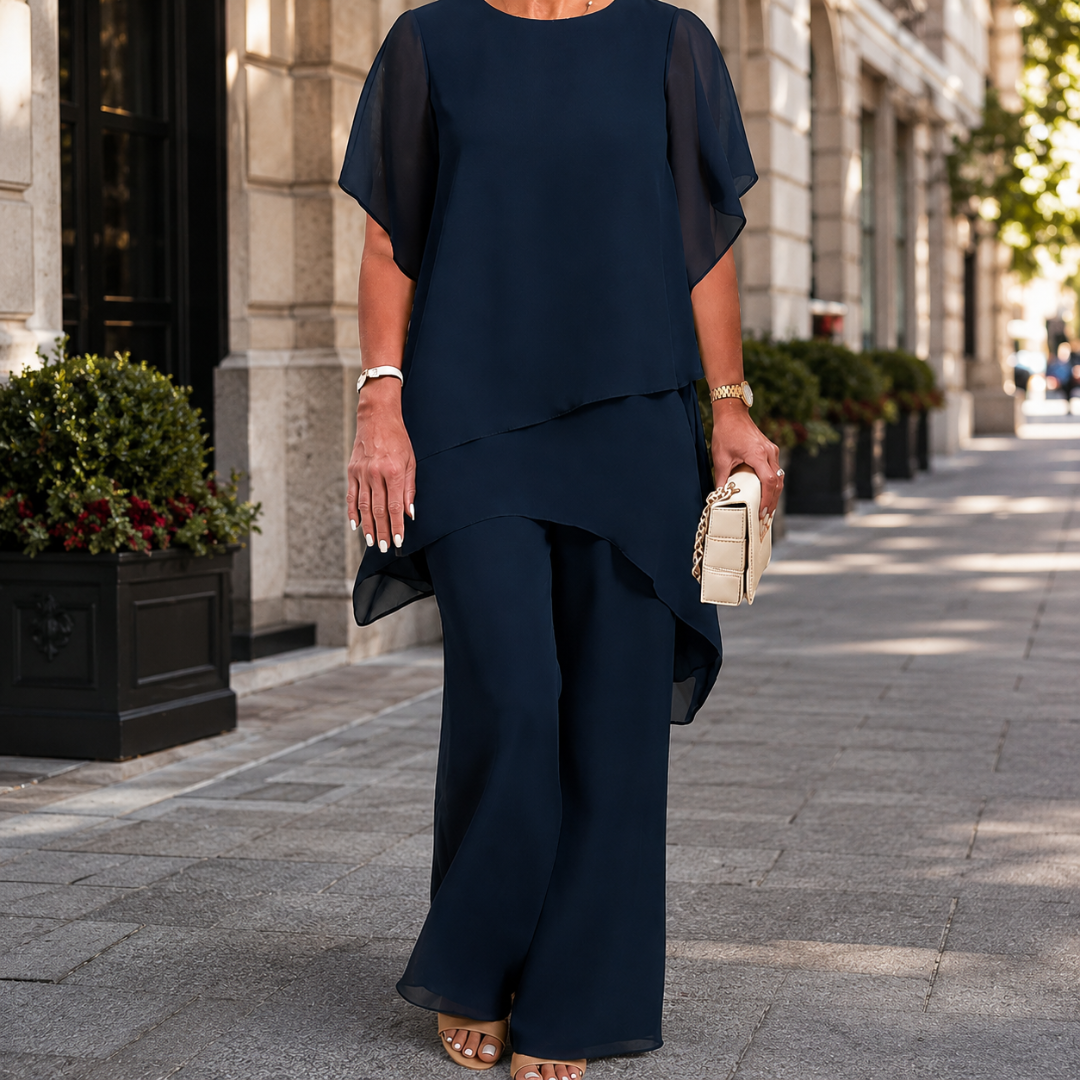 Beverly™ | Elegant Asymmetrical Two Piece Set