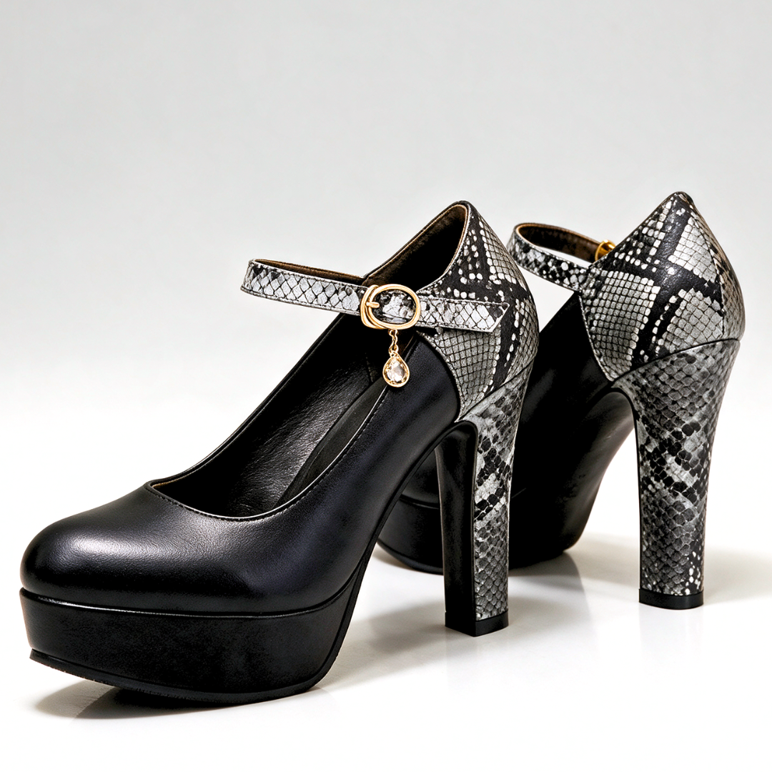 Elle I Python Heels
