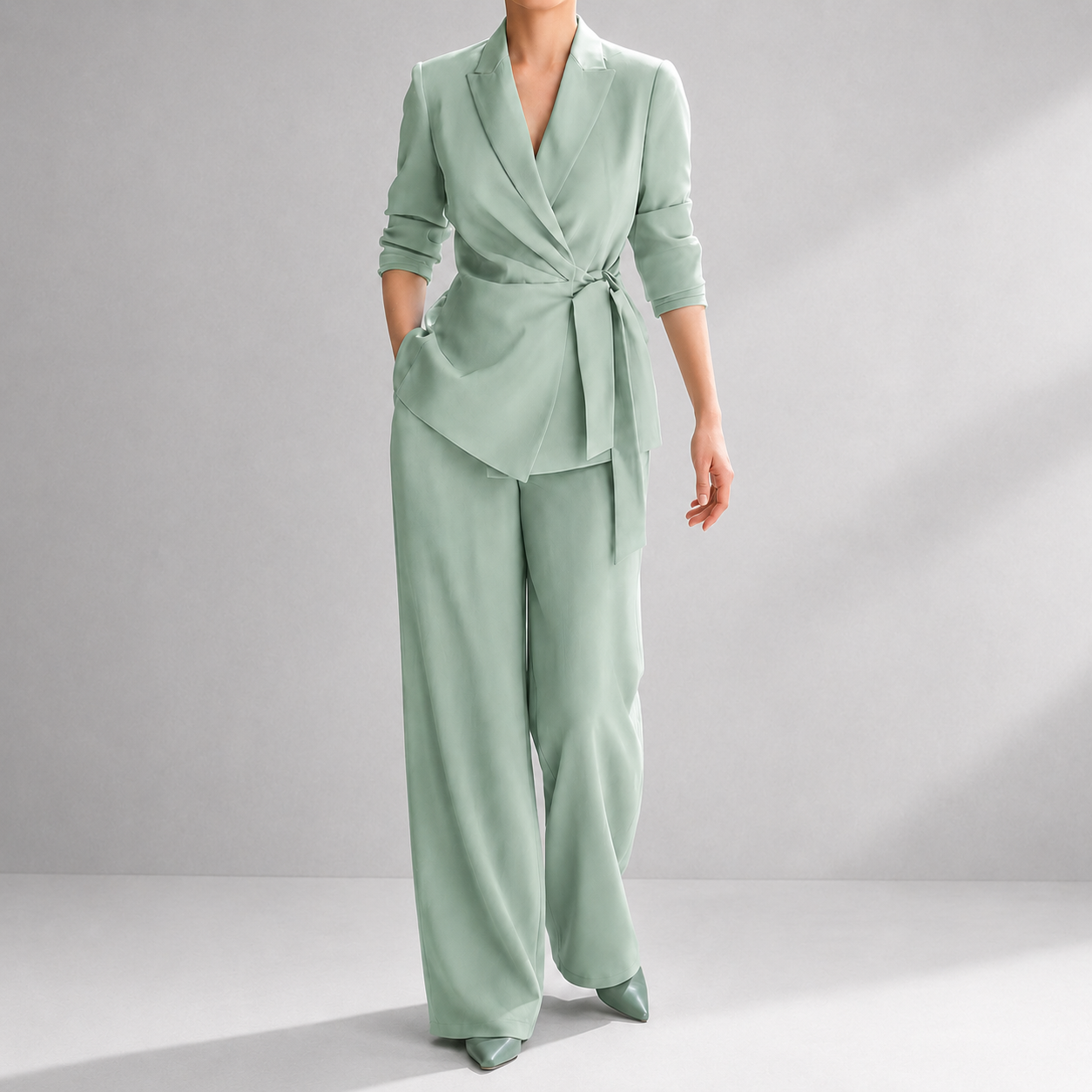 Elowen™ | Draped Two-Piece Set