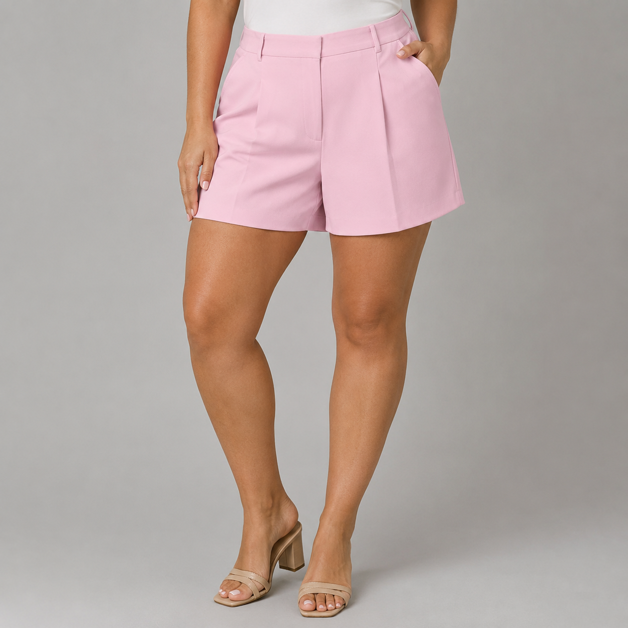 Olivia™ | Tailored High-Waist Shorts