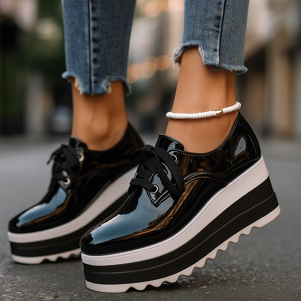 Chelsea I Lake Gloss Platforms