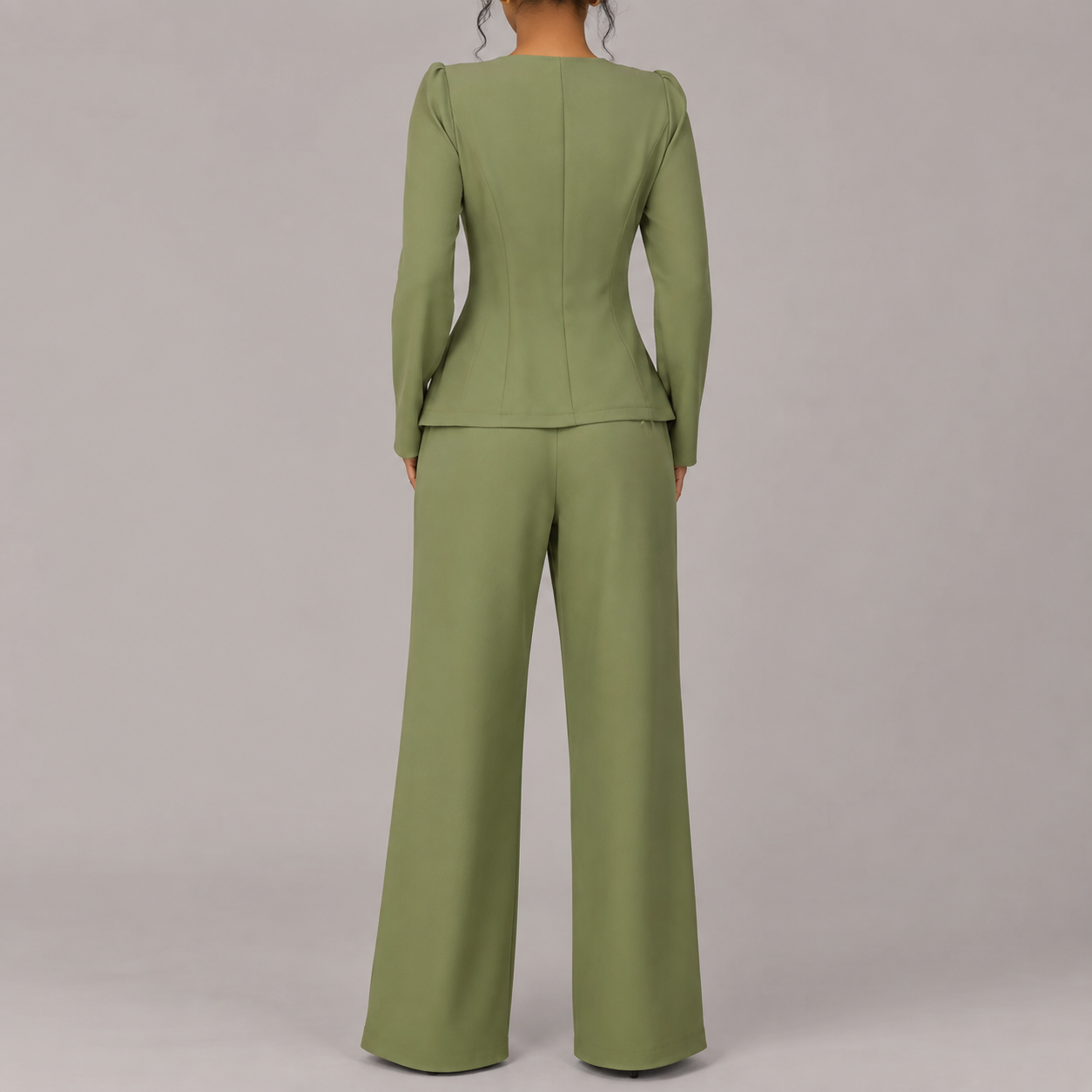 Serena™ | Elegant Square-Neck Two-Piece Set