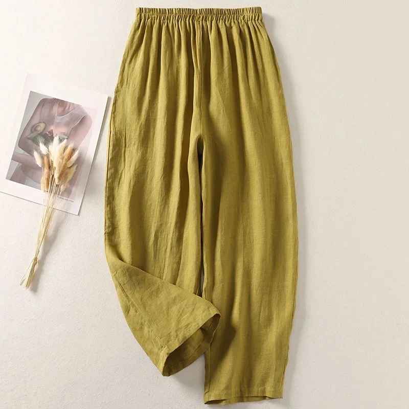 Cassandra I Soft Linen Pants