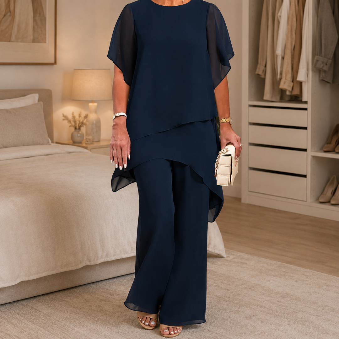 Beverly™ | Elegant Asymmetrical Two Piece Set
