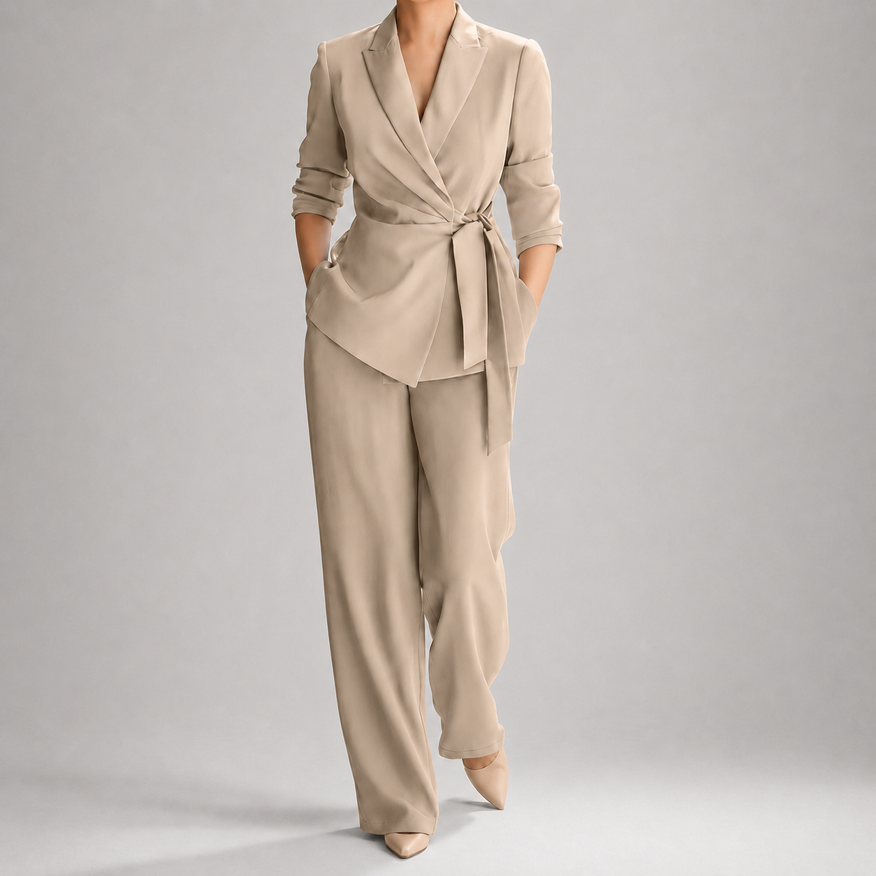Elowen™ | Draped Two-Piece Set