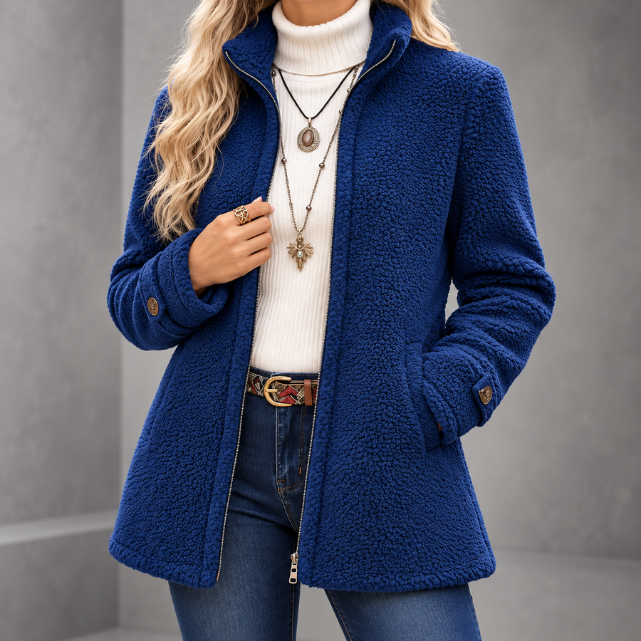 Judith | Cozy Stand-Collar Full-Zip Jacket