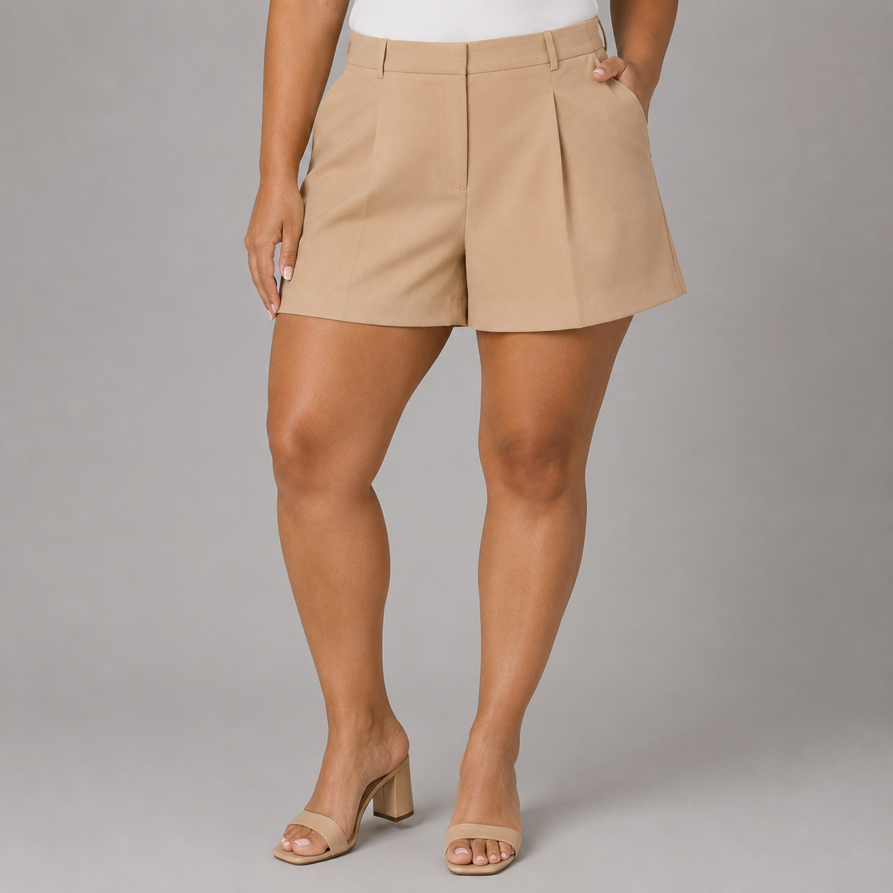 Olivia™ | Tailored High-Waist Shorts