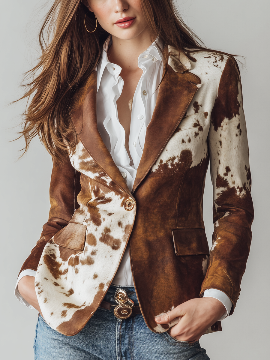Dakota I Vintage Cow Blazer