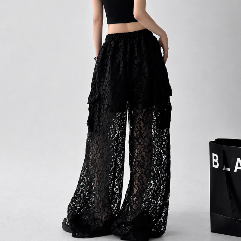 Maison I Lace Cargo Pants