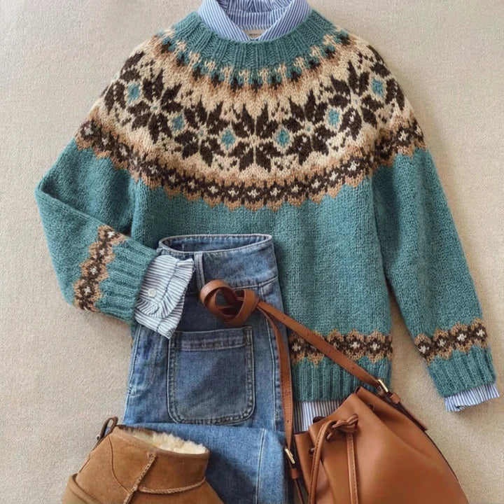 Riona™ | Vintage Knit Sweater