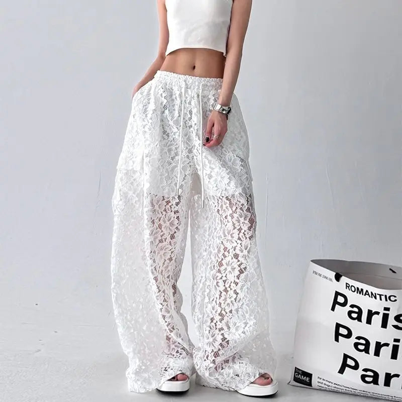 Maison I Lace Cargo Pants