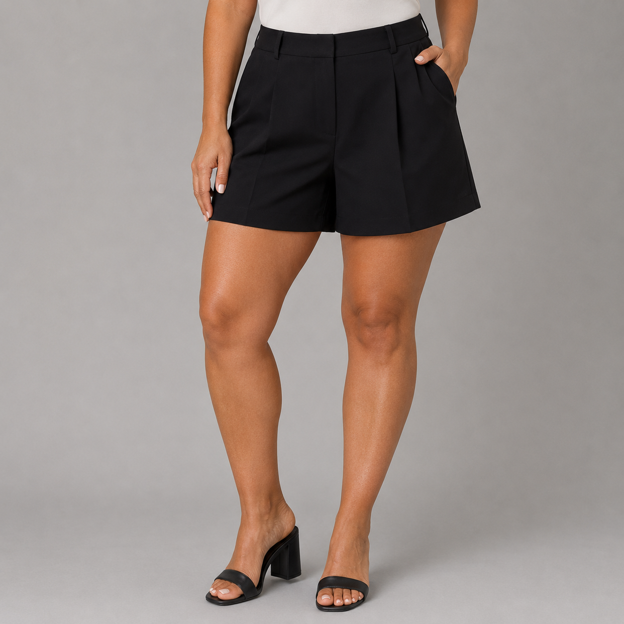 Olivia™ | Tailored High-Waist Shorts