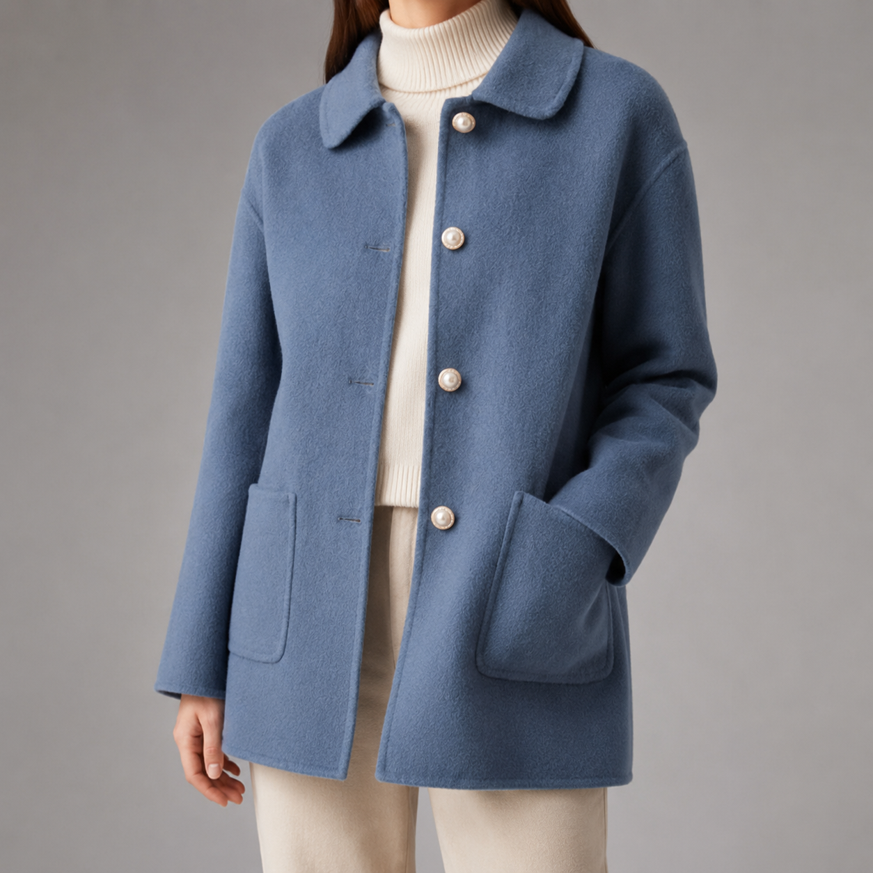 Vicky™ | Cashmere Button Coat