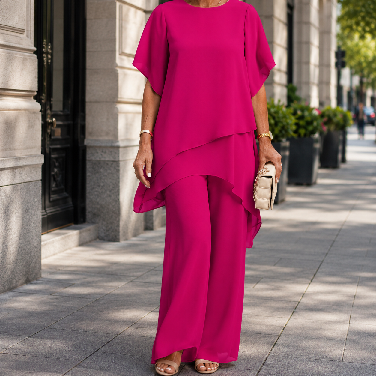 Beverly™ | Elegant Asymmetrical Two Piece Set