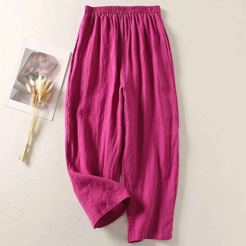 Cassandra I Soft Linen Pants
