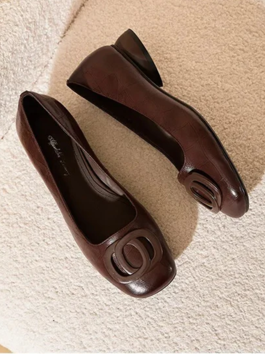 Opium I Leather Flats