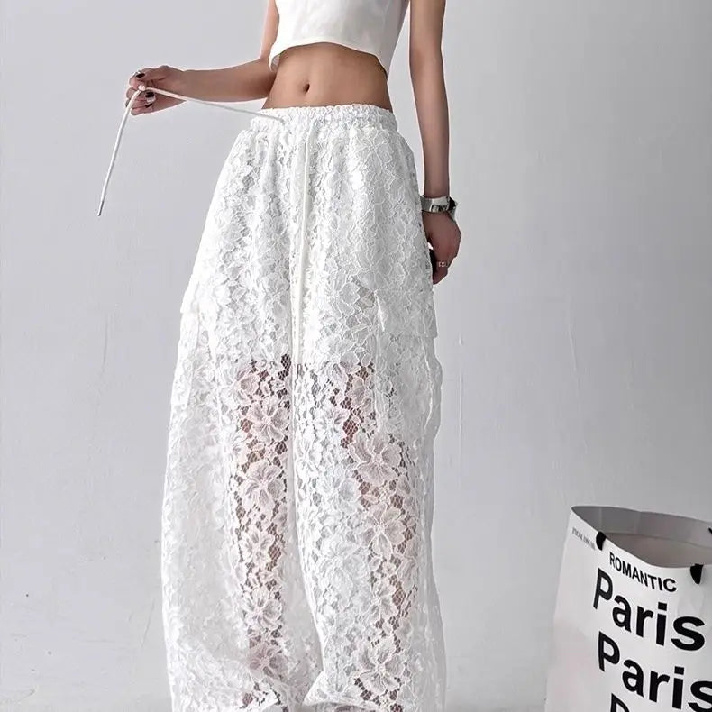 Maison I Lace Cargo Pants