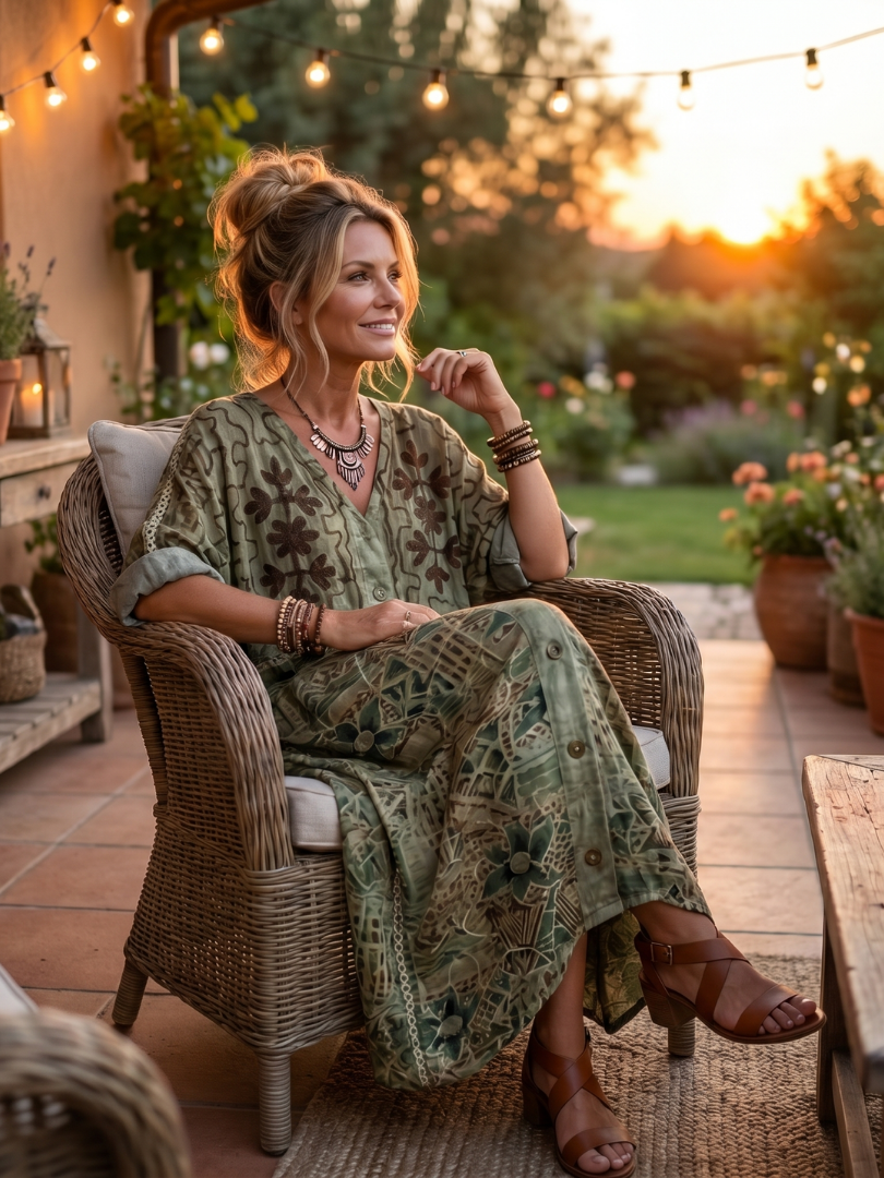 Celeste™ | Bohemian Maxi Dress