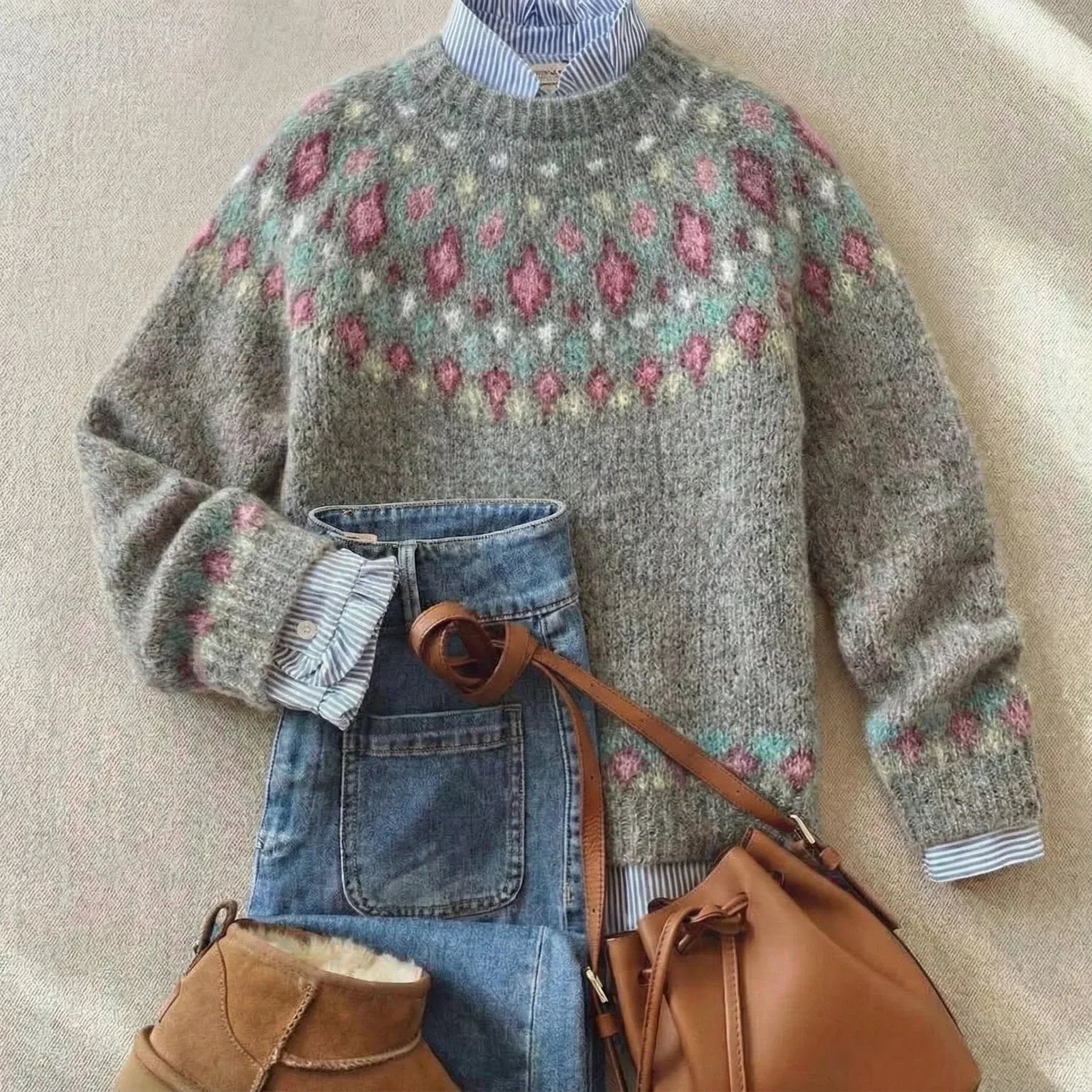 Idora™ | Chic Vintage Knit Sweater