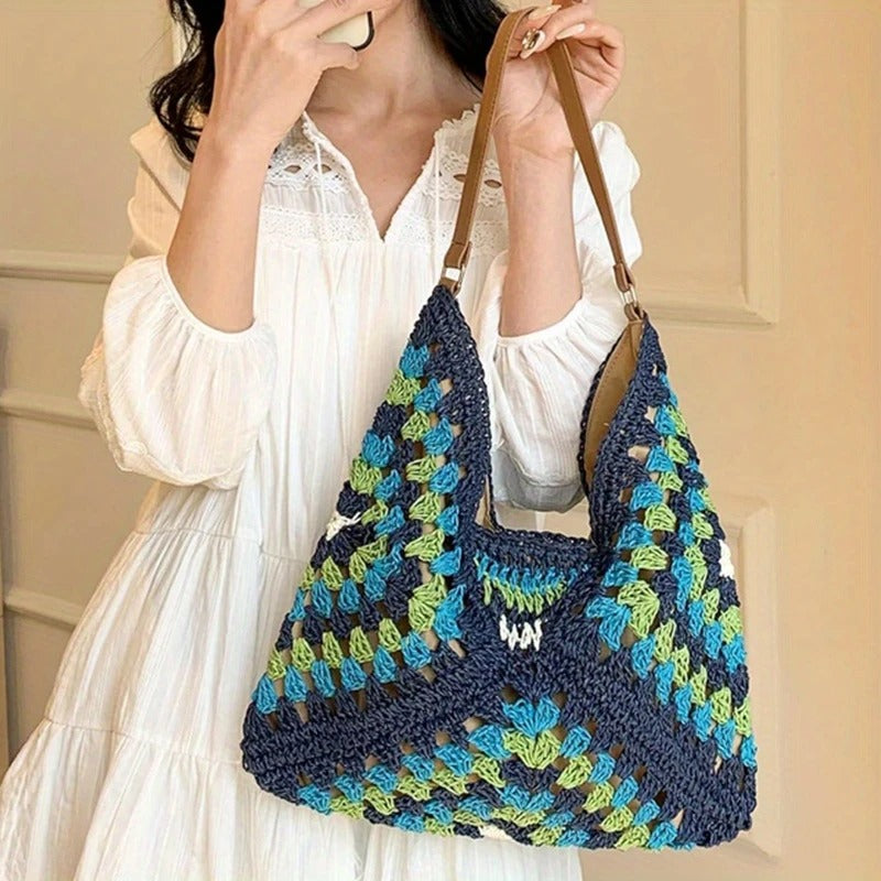 Luna I Crochet Tote Bag