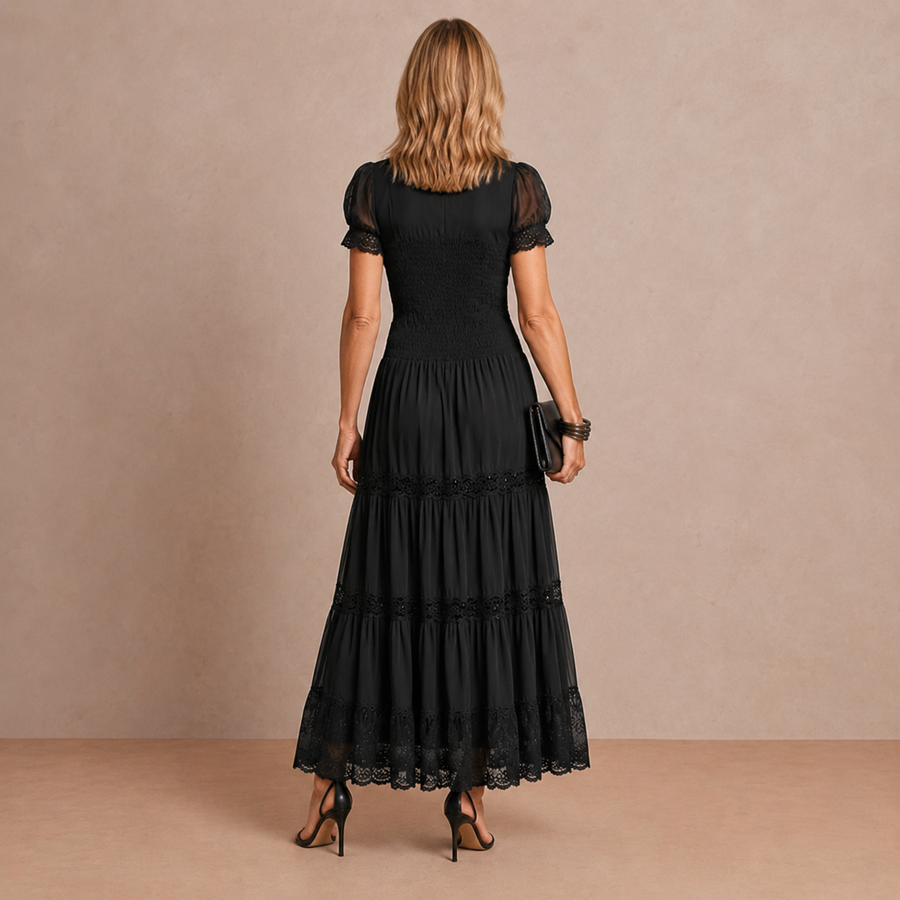 Sophia | Sheer Lace Maxi