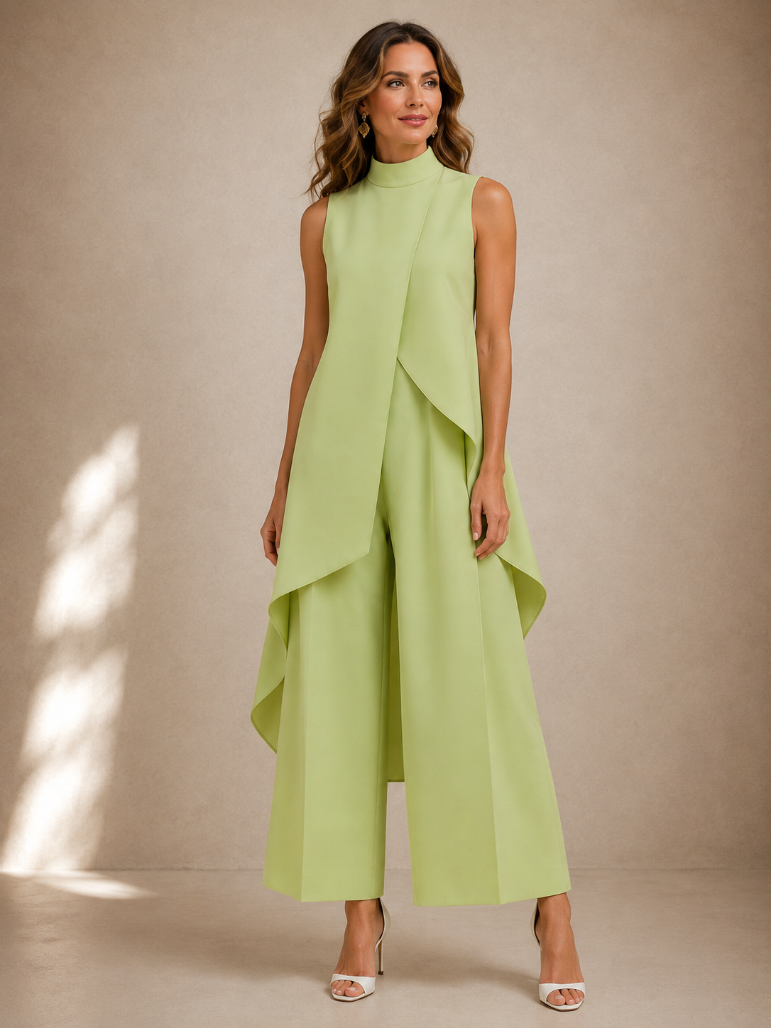 Ruby | Sculpted High-Neck Jumpsuit
