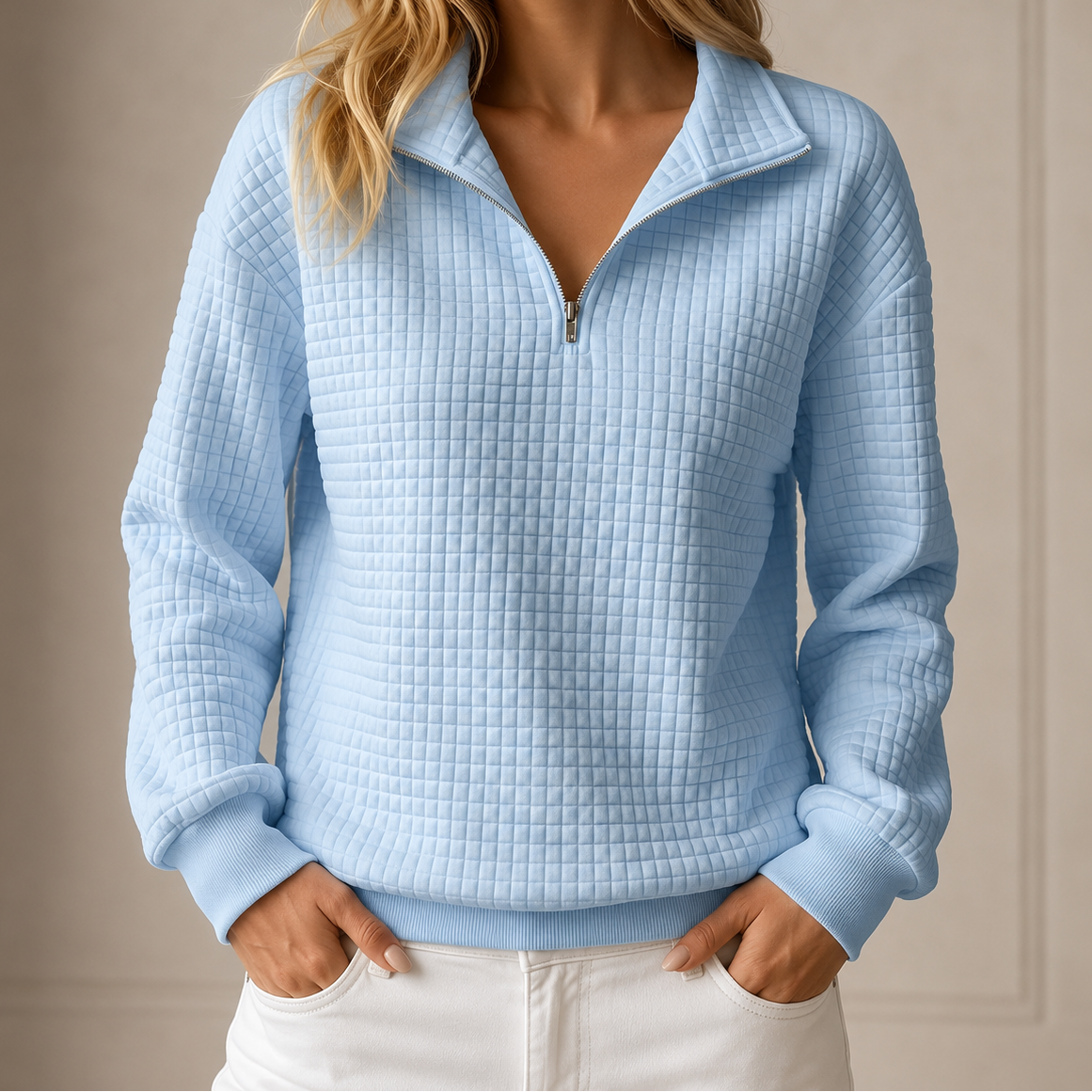 Waverly™ I Quilted Half-Zip Top