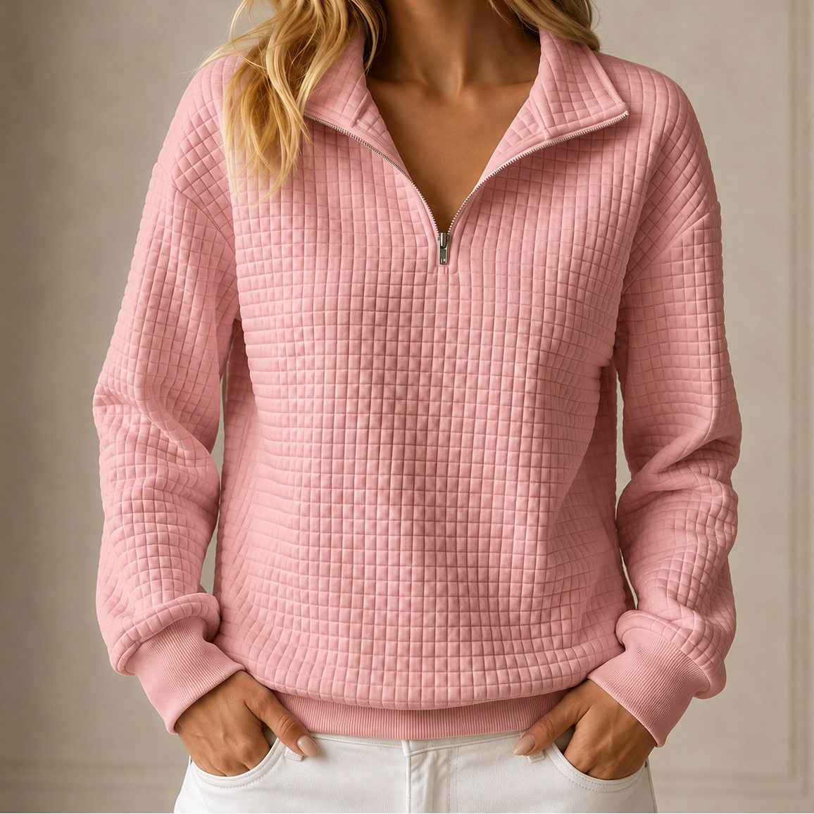 Waverly™ I Quilted Half-Zip Top