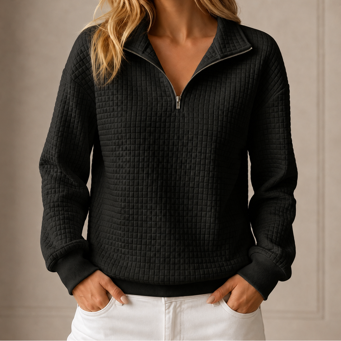 Waverly™ I Quilted Half-Zip Top