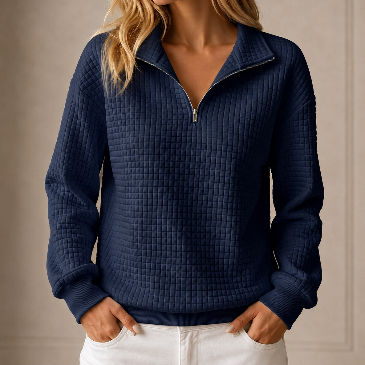 Waverly™ I Quilted Half-Zip Top