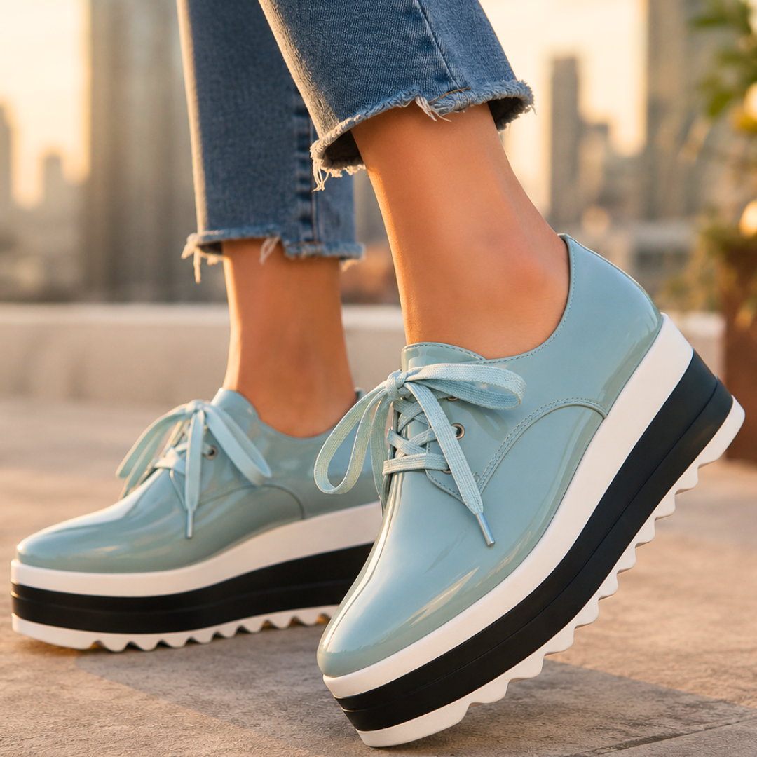 Chelsea I Lake Gloss Platforms