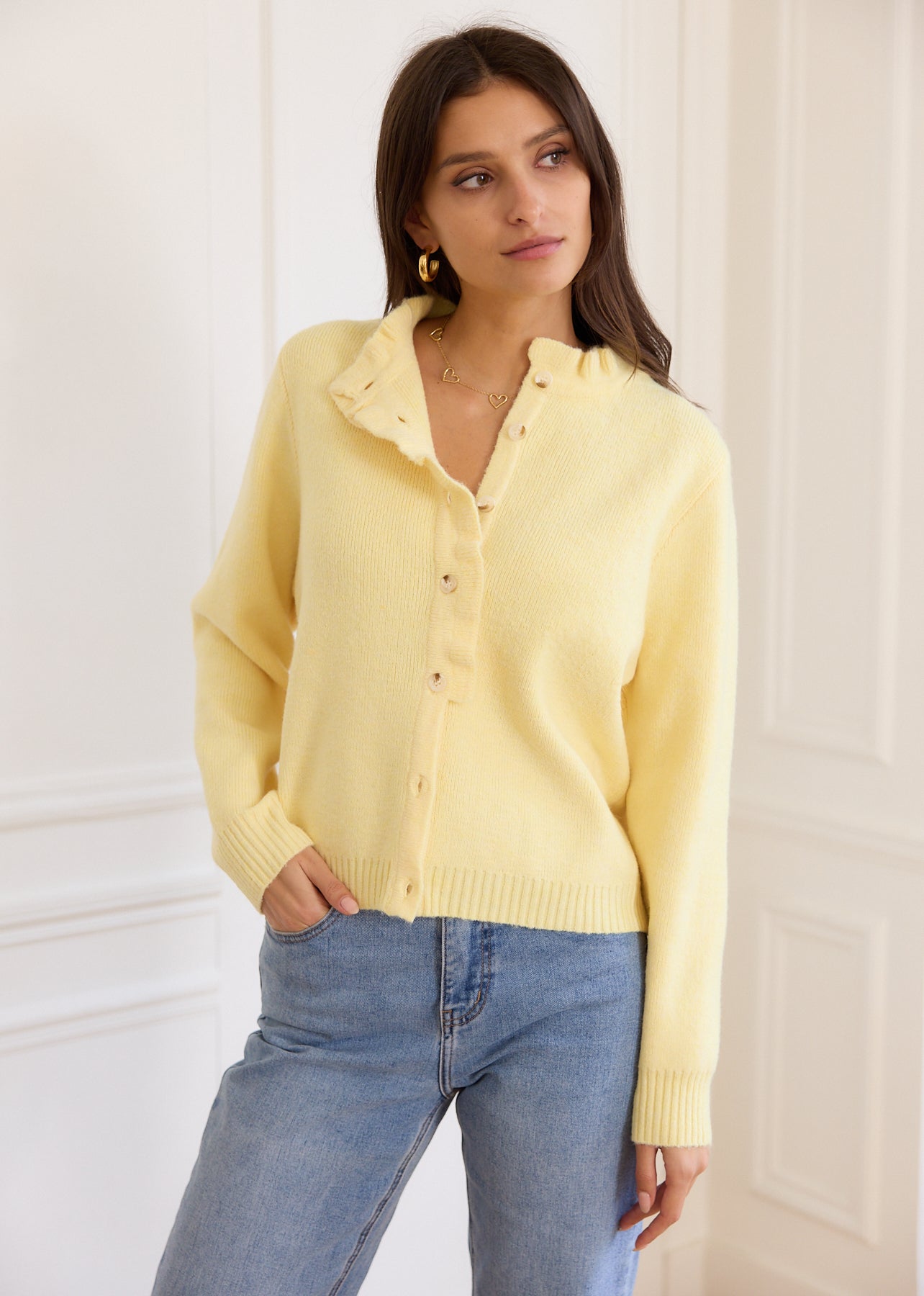 Sophie™ | Soft Ruffle Cardigan