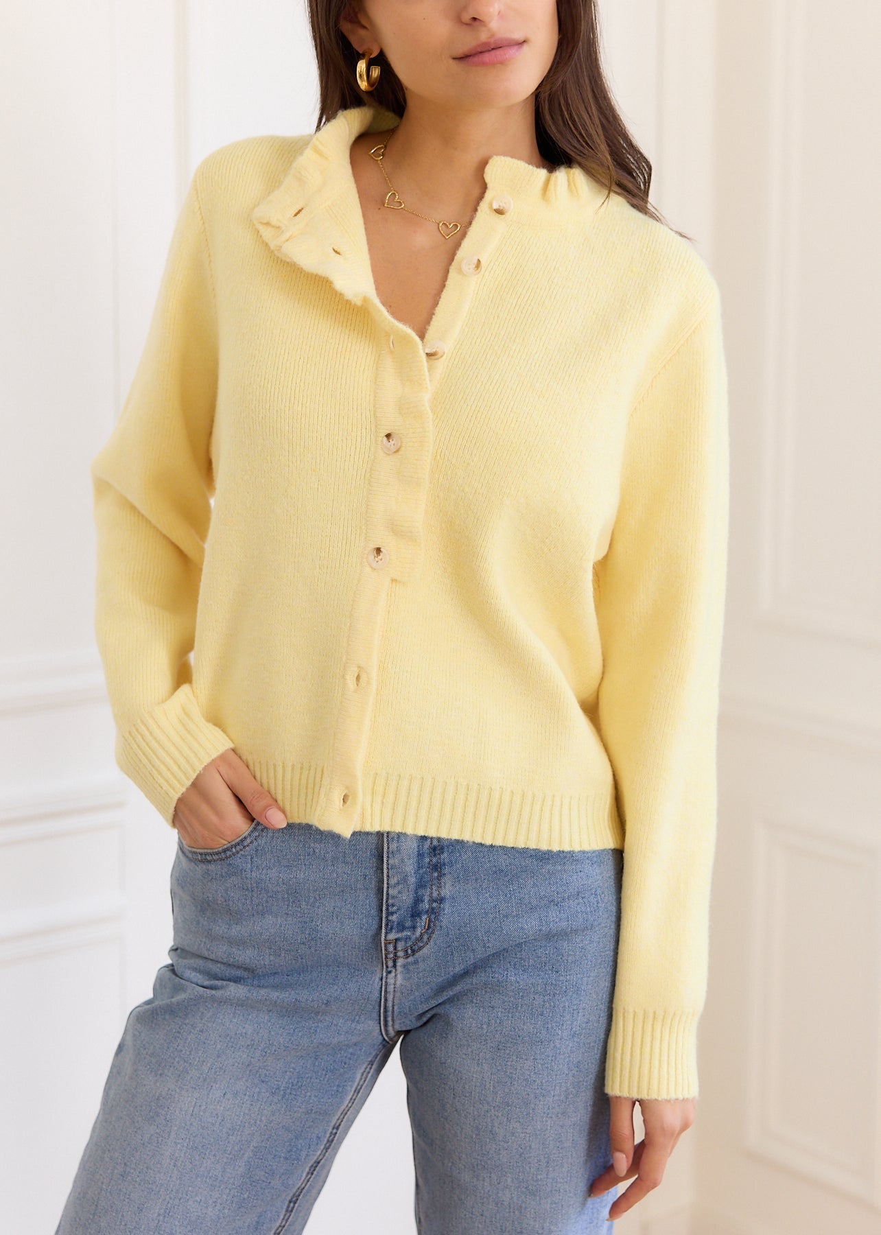 Sophie™ | Soft Ruffle Cardigan