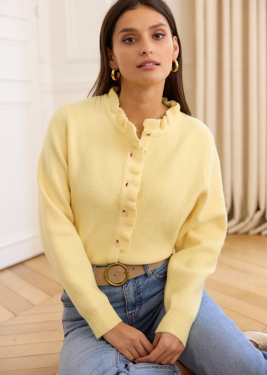Sophie™ | Soft Ruffle Cardigan