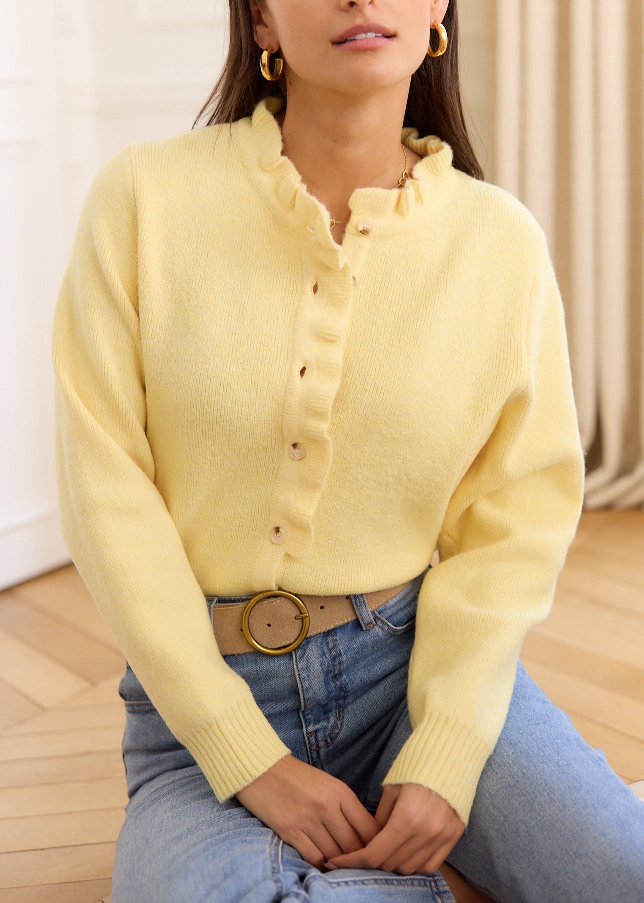 Sophie™ | Soft Ruffle Cardigan