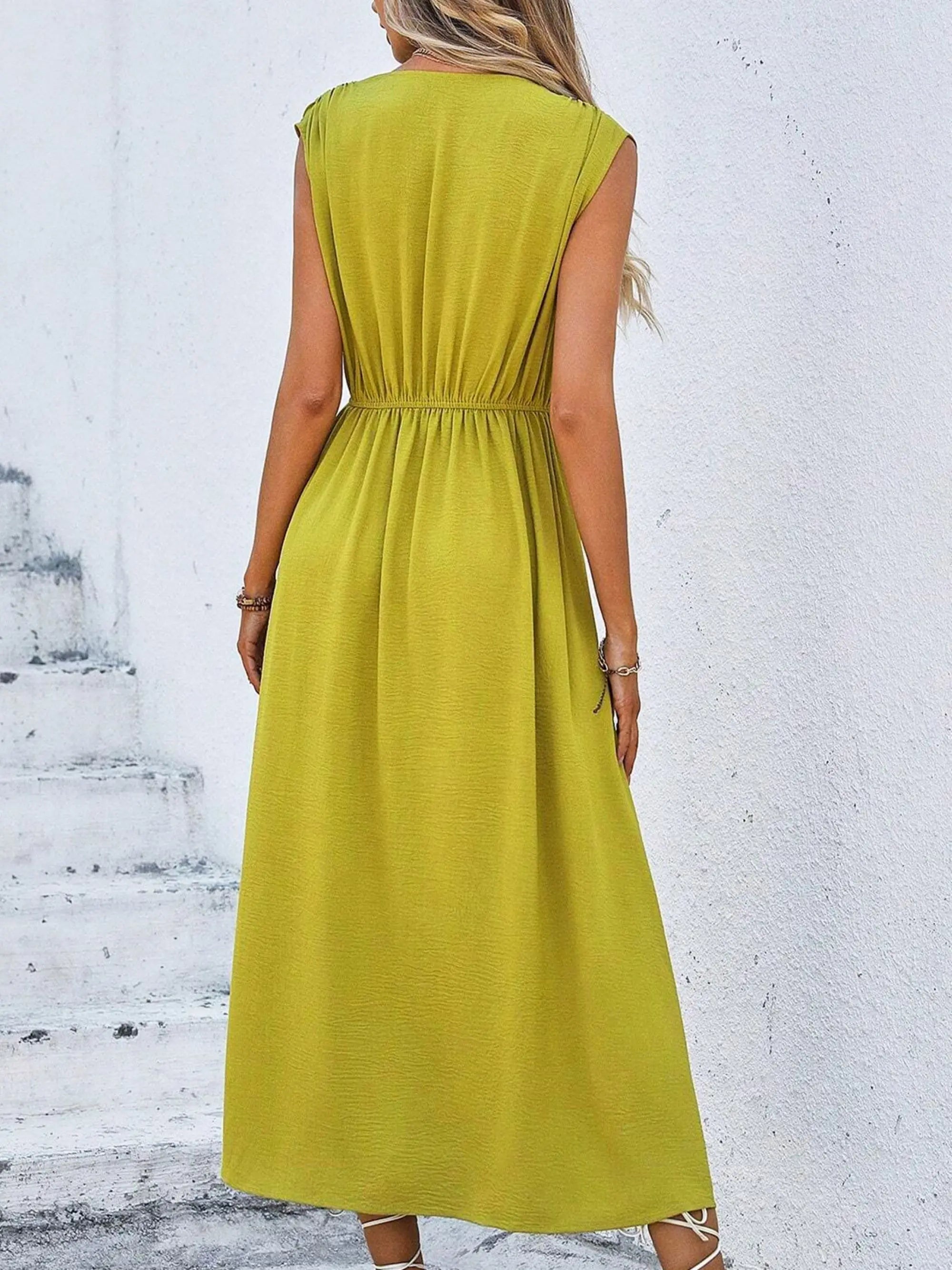 Corinne | Belted A-Line Midi