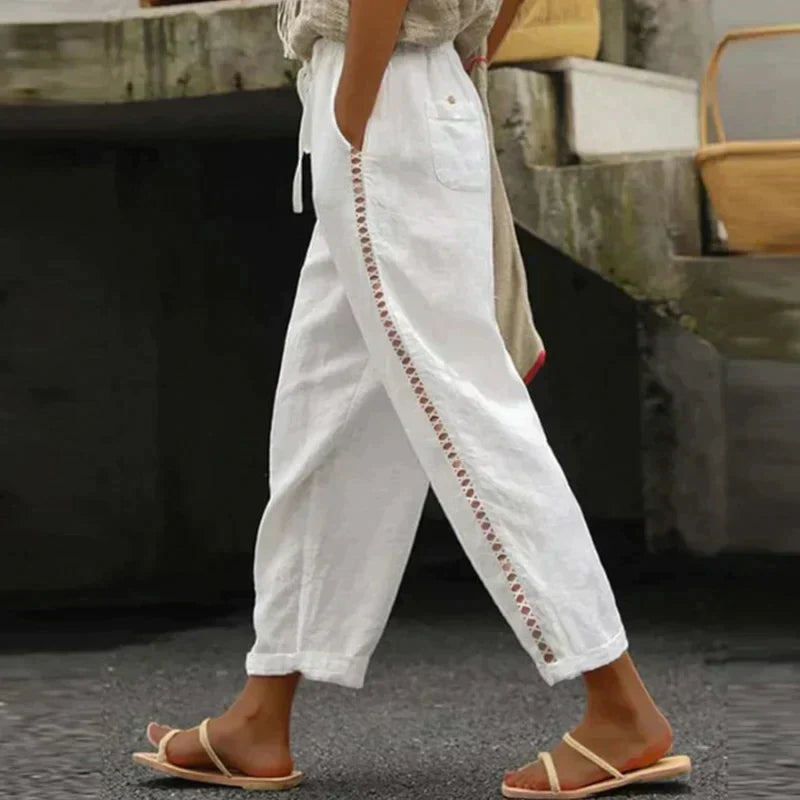 Lara | High Waist Striped