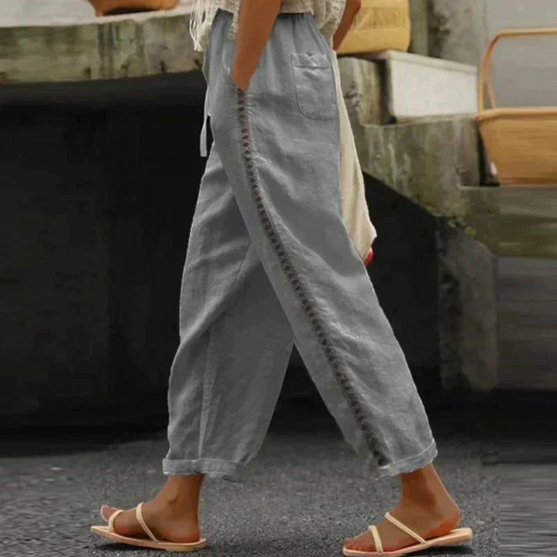 Lara | High Waist Striped