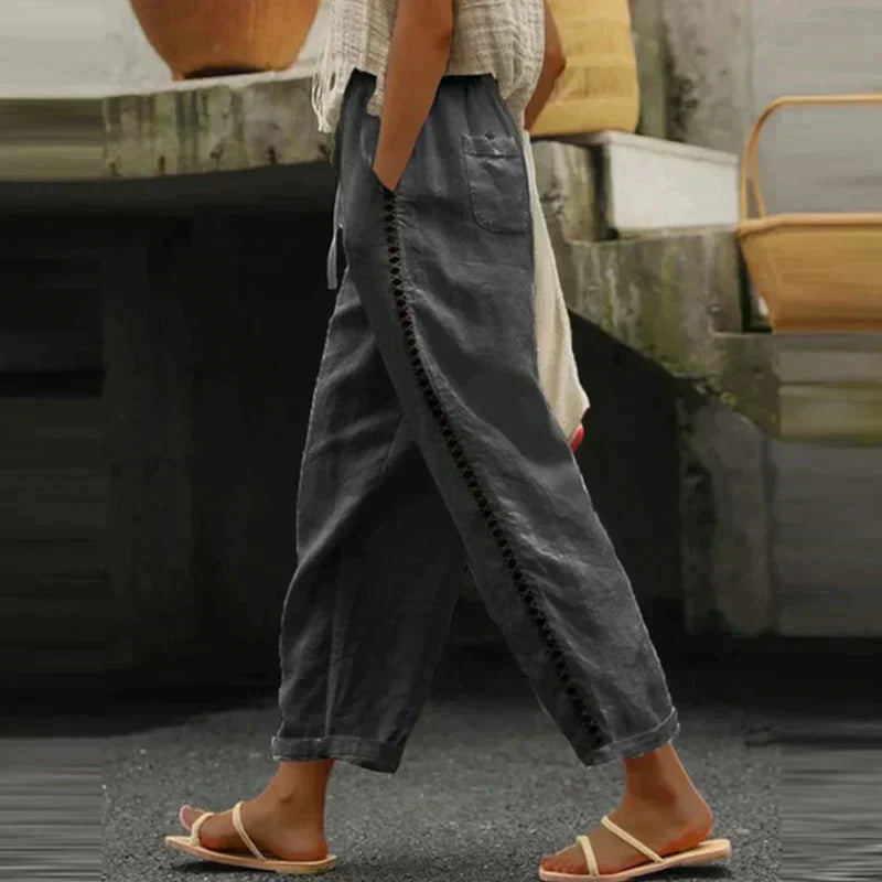 Lara | High Waist Striped