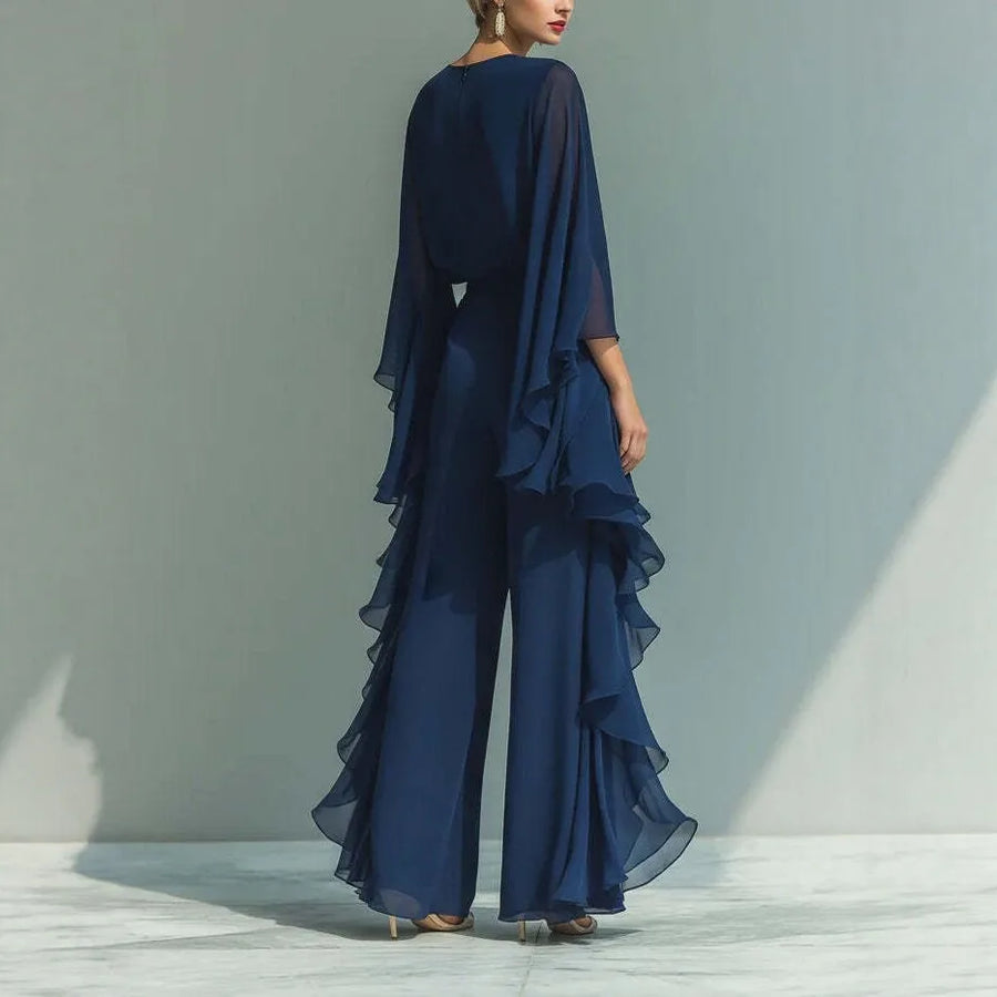 Evelina | Elegant Ruffle Two-Piece Set