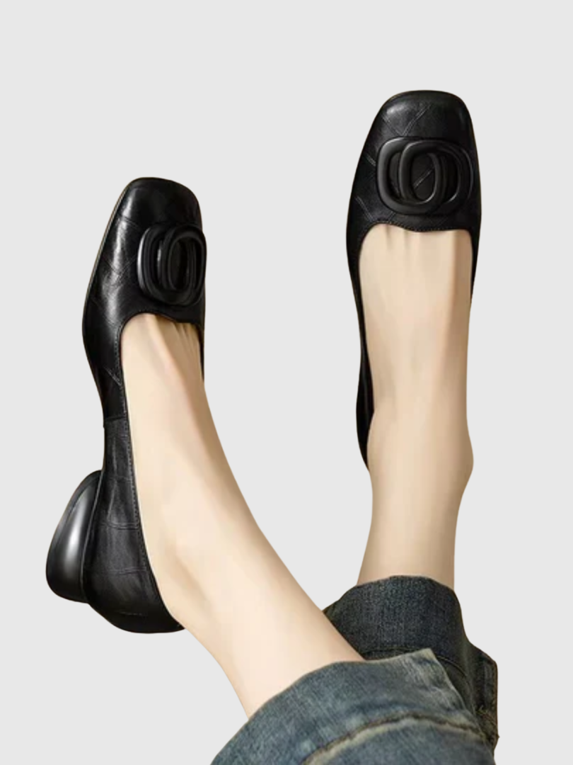 Opium I Leather Flats