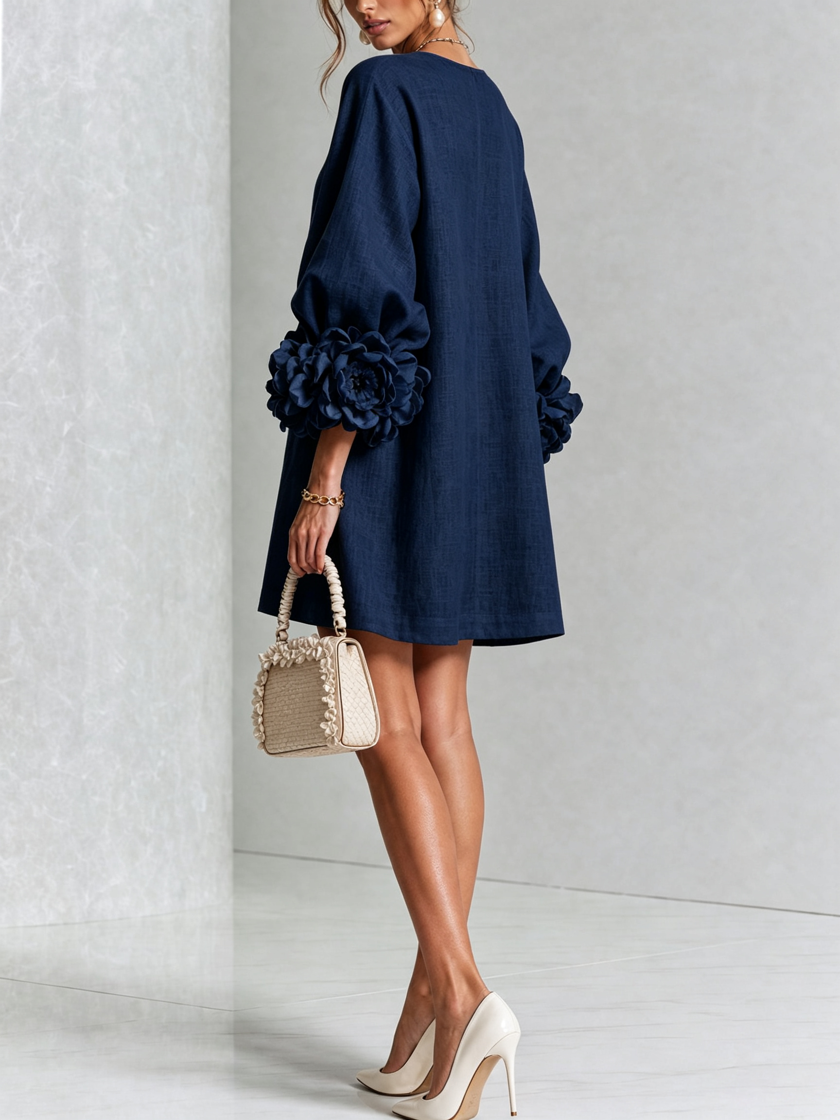 Florence™ | Floral Button-Down Mini Dress