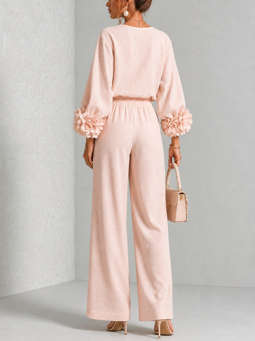 ROSANNE | FLORAL CUFF TWO-PIECE SET