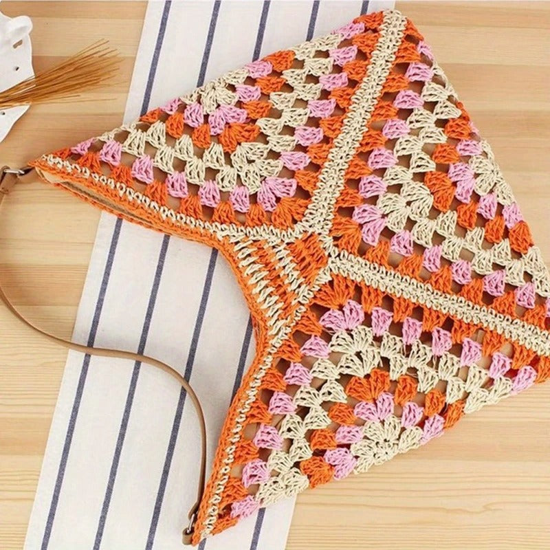 Luna I Crochet Tote Bag